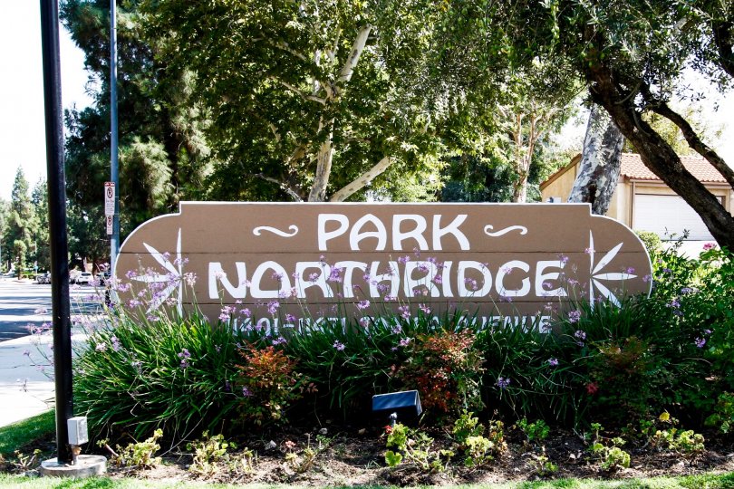 The sign at Park Northridge in Northridge CA