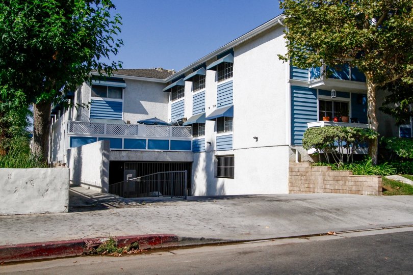 The parking for Stratford Condominiums in Northridge CA