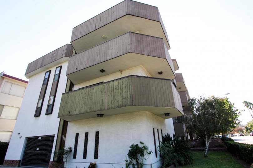 The balconies seen at 1080 Cordova St