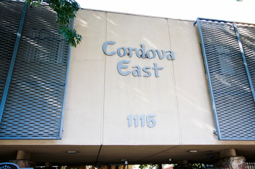 The name and address of the Cordova East building