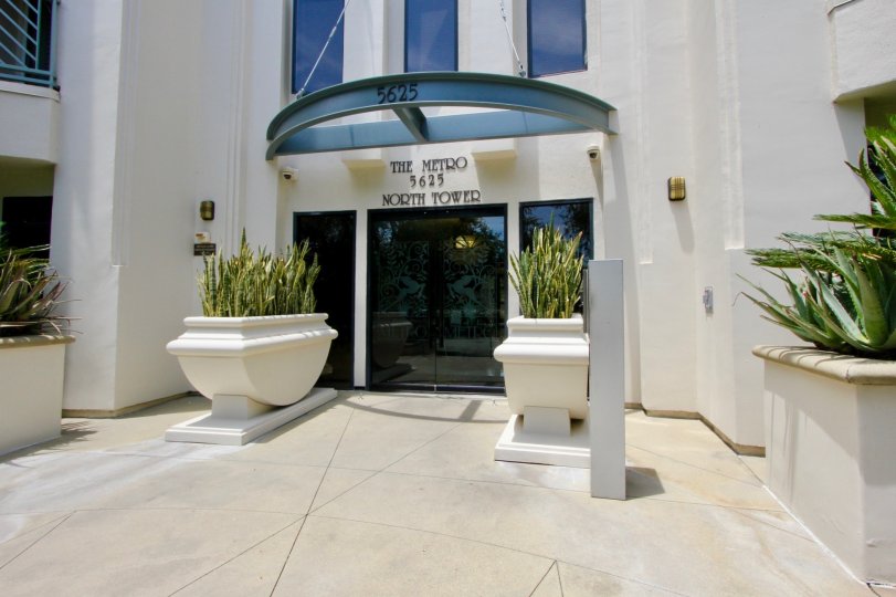 Classy and palatial styled entrance of 5625 The Metro, playa vista, California