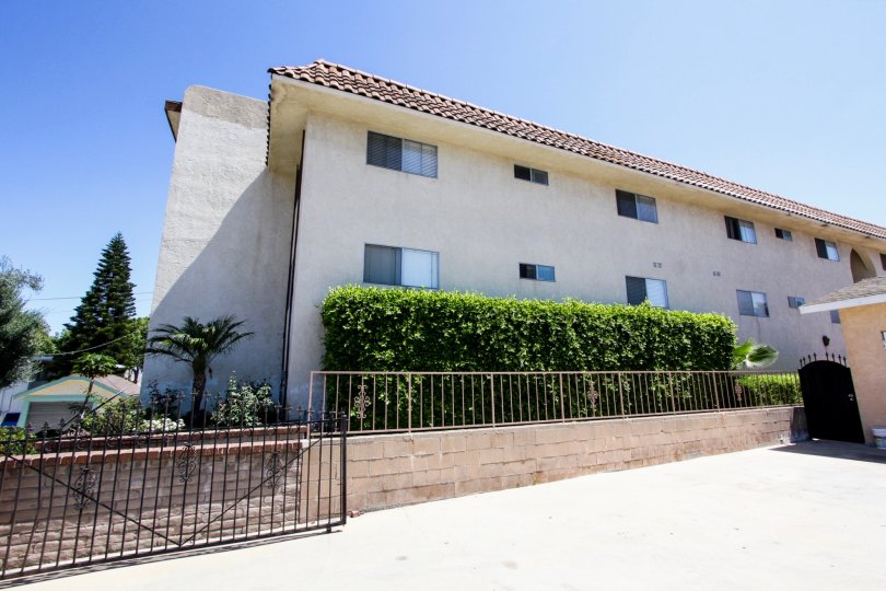 The hedges around the Casa La Villa in San Pedro California