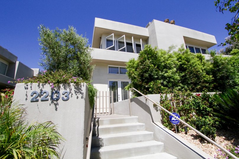 The entrance into Casa Pacifica