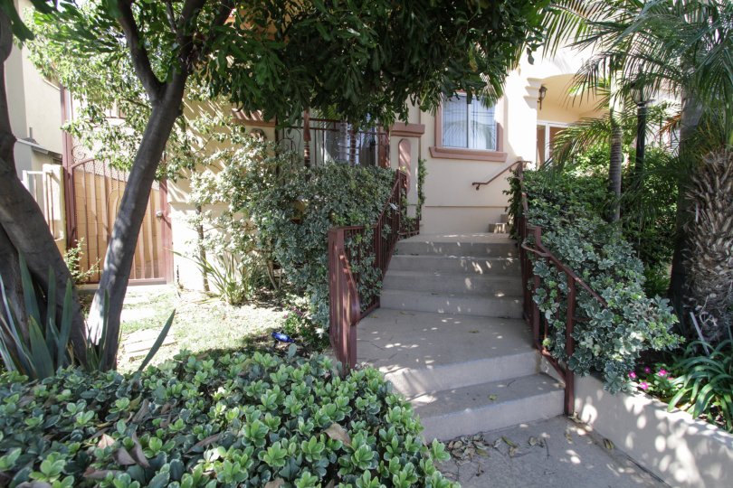 The stairs up to 14819 Magnolia Blvd