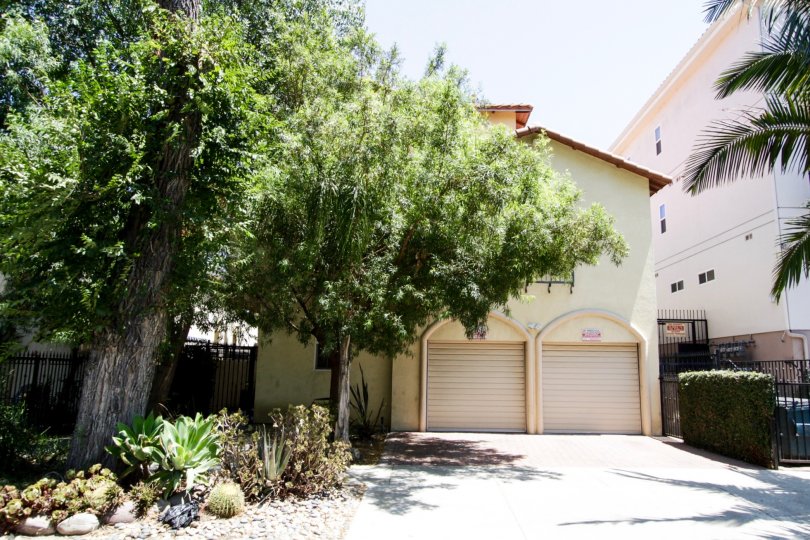 The landscaping seen at 4442 Vista Del Monte Ave
