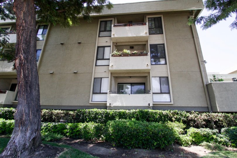 The balconies at Addison Place