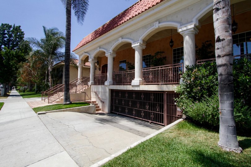 The parking for Colonial Manor