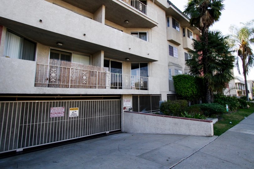 The parking for Golden Palms
