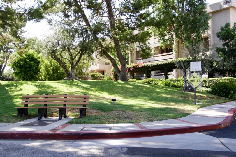 The landscaping at the Oak Pointe