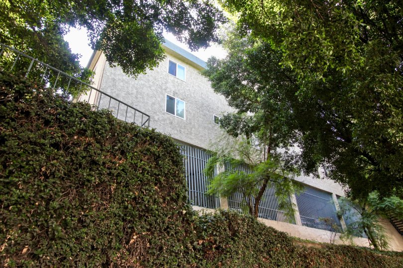 The landscaping around Rancho Los Feliz