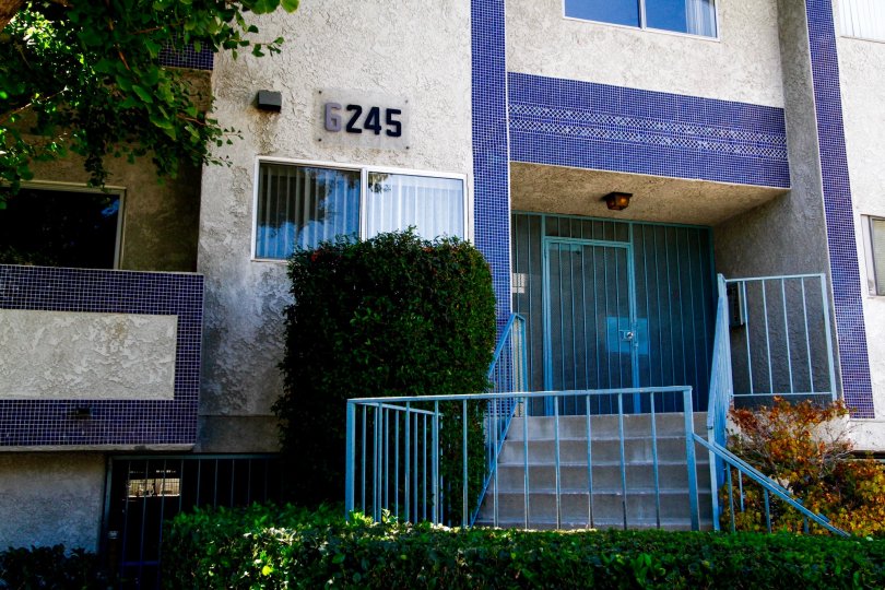 The fenced area around 6245 Woodman Ave in Van Nuys