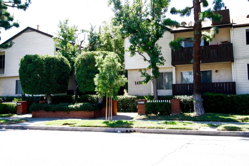 The road in front of The Colonies in Van Nuys