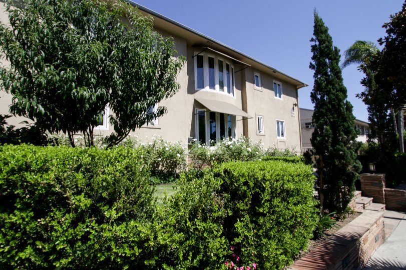 The landscaping around Crescent Terrace in West Hollywood