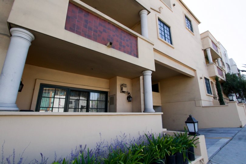 The balconies of The Desmond in West Hollywood