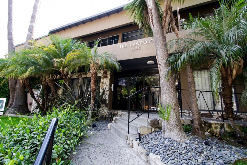 The entrance into The Lawford in West Hollywood