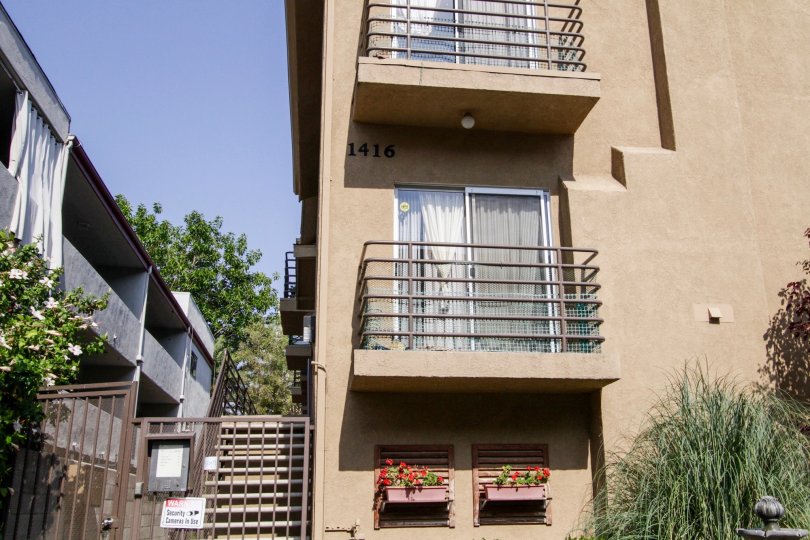 The balconies at Vista Townhomes