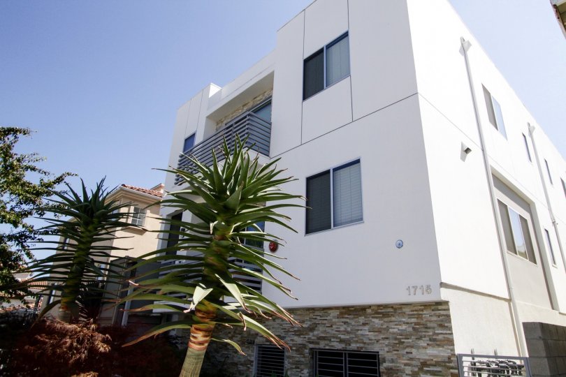 A view of the Armacost Townhomes building in West LA