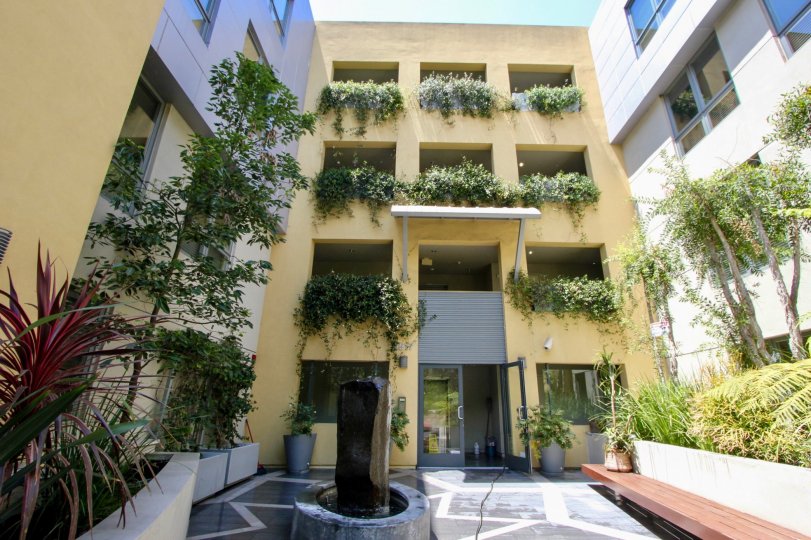 The glorious building complex which Is located in Bentley Plaza in West LA, California