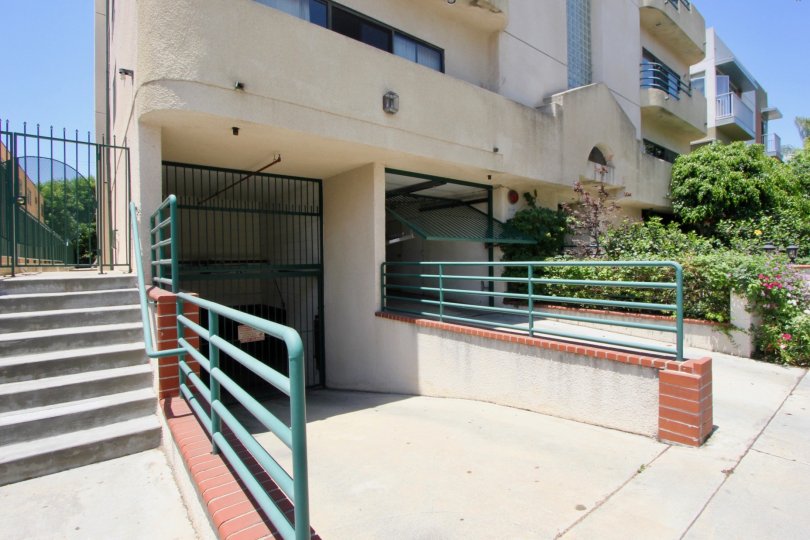 A front view of the entrance to the amazing Colby Luxury Condominiums, West La, California
