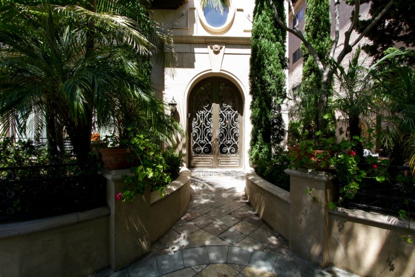 The entryway into Camden Village in Westwood