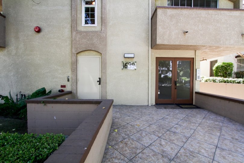 The entryway of Camwood in Westwood