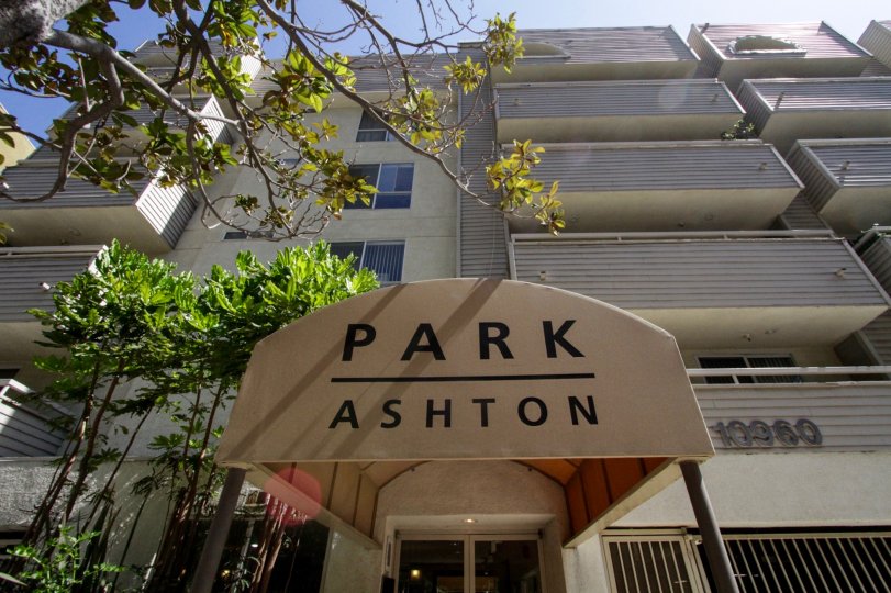 The name of the Park Ashton written outside