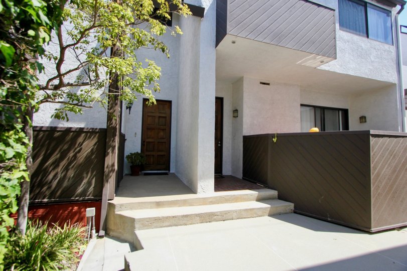 A modern Westwood community with great outdoor space and landscaping.