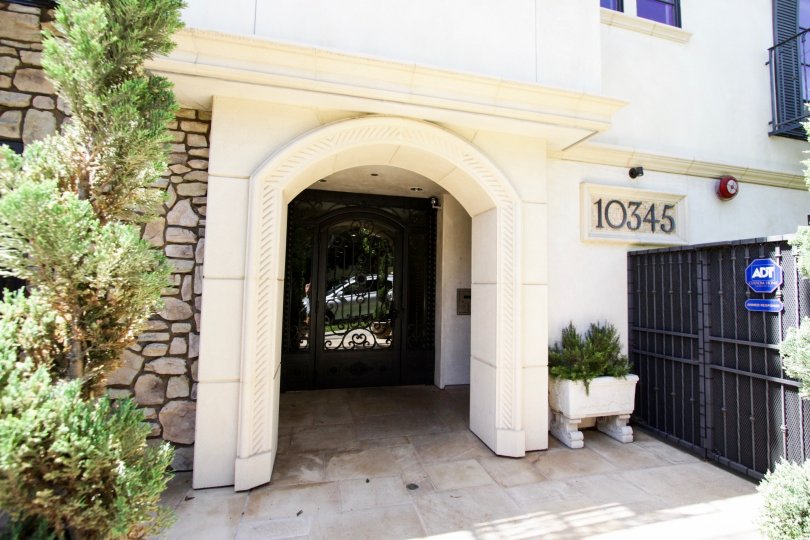 The entrance into Wilkins Orviato located in Westwood
