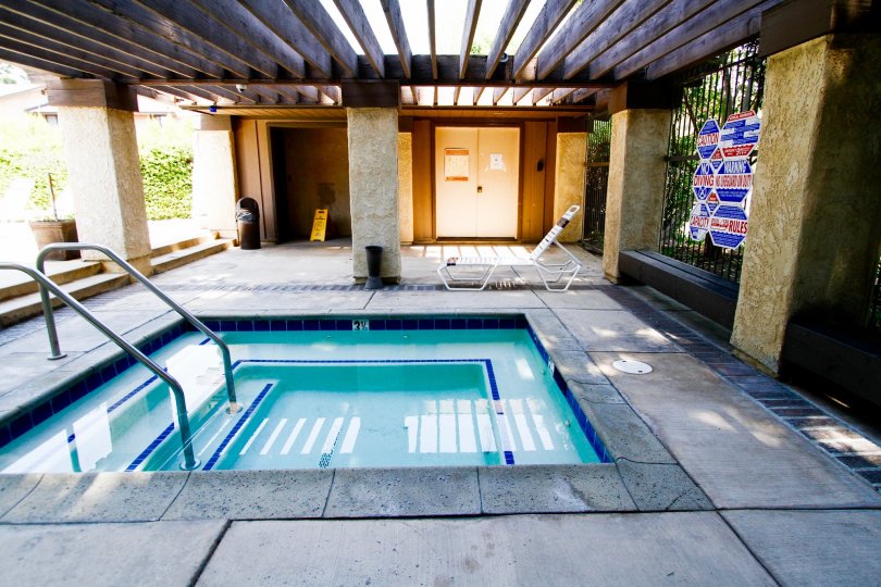 The indoor pool at Valley West Townhomes