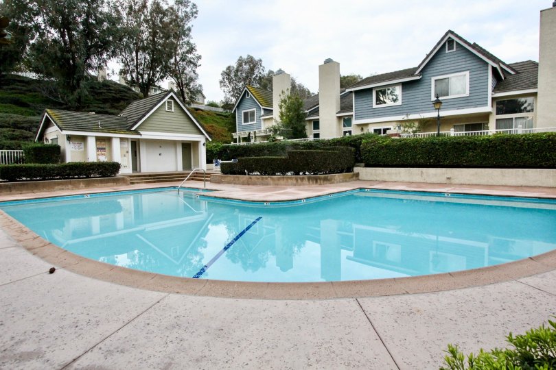 The Embassy Pointe in the Anaheim Hills with Houses and Swimming Pool