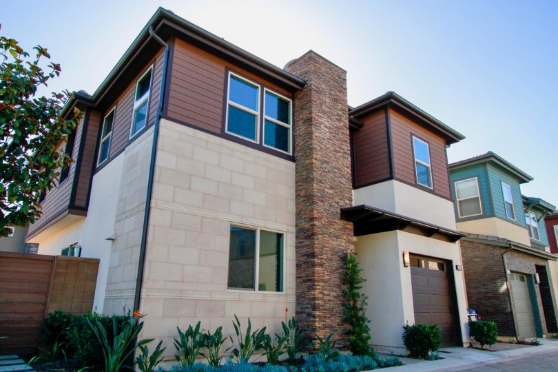 The Edge Costa Mesa California squared shaped building painted in brown looking nice to see
