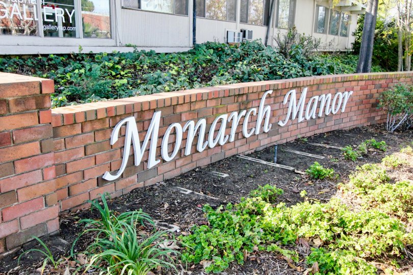 You won't miss the sign at Monarch Manor in Fullerton