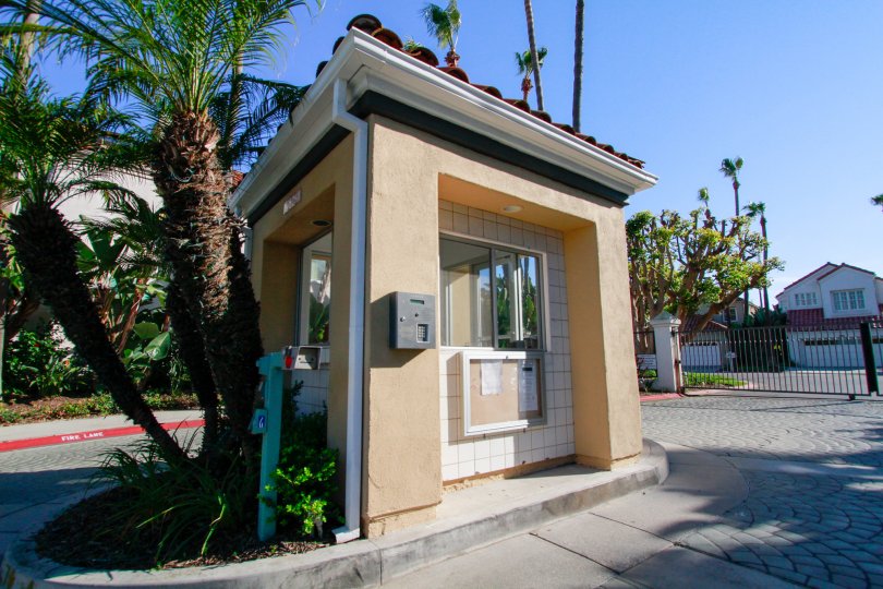 Security and entrance control give peace of mind when you live at Portofino Cove, Huntington Beach, California.