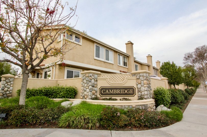 Cambridge Building House Side View Location at Orange City in Califorina
