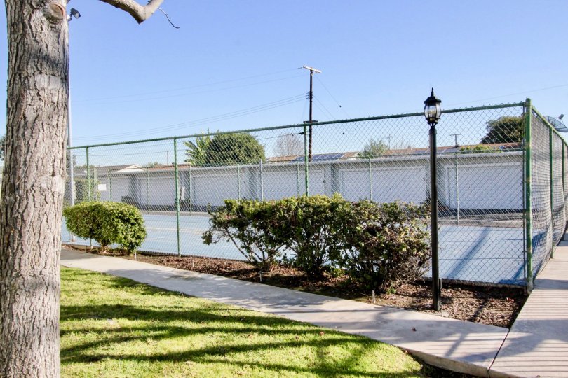 park villas is a children's playground of the stanton city in california
