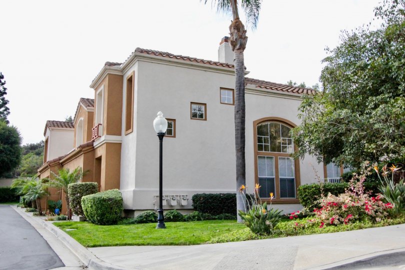 Beautifully maintained community of Aldea in Carlsbad, California.