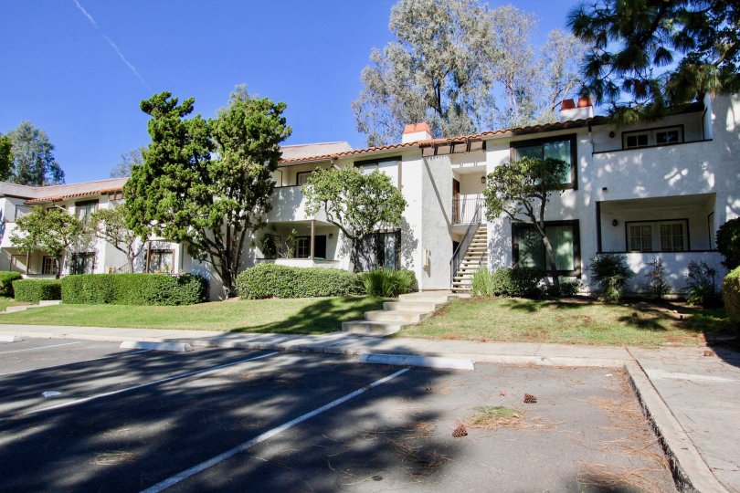 White stone villa with greenery in Collwood Meadows, College Area California