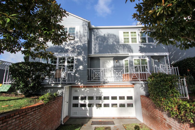 Three story residential unit with garage at Cape Coronado in Coronado California