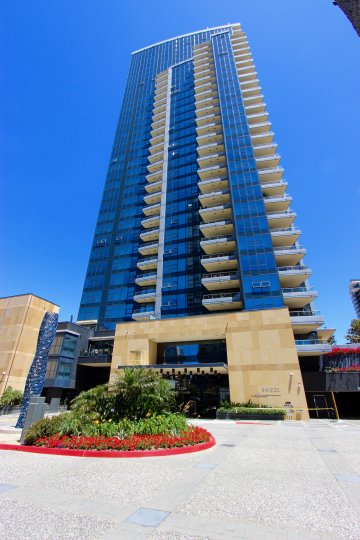 An apartment building in the Bayside area in Downtown San Diego California.