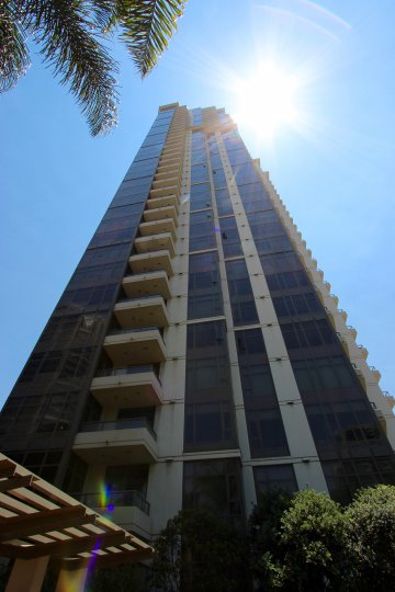 Condominiums sky scraper at Electra in San Diego CA