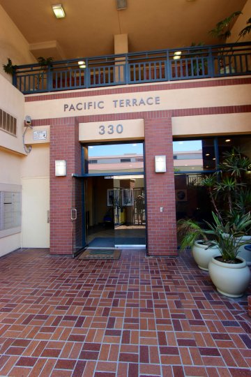 awesome decorated entrance with plants in Pacific Terrace