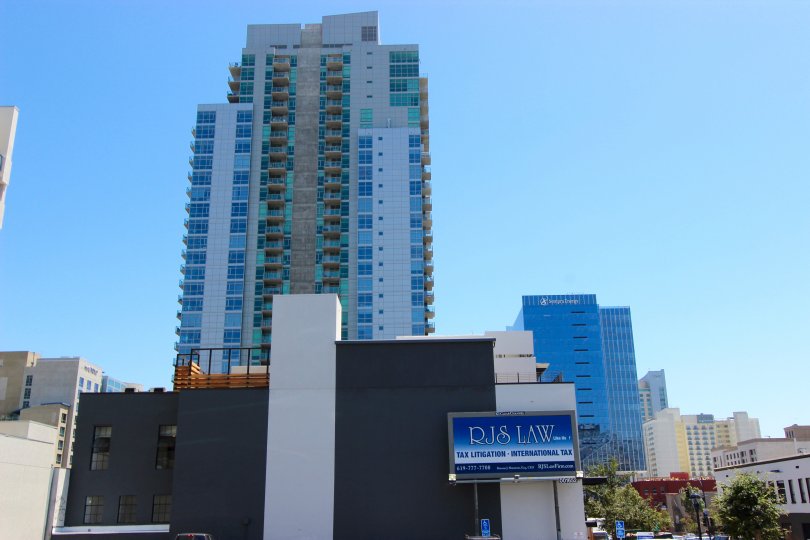 The city view from the The Mark community in Downtown San Diego CA