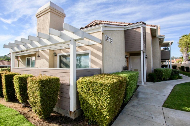 Mountain View Villas Escondido California Home Bushes Yard