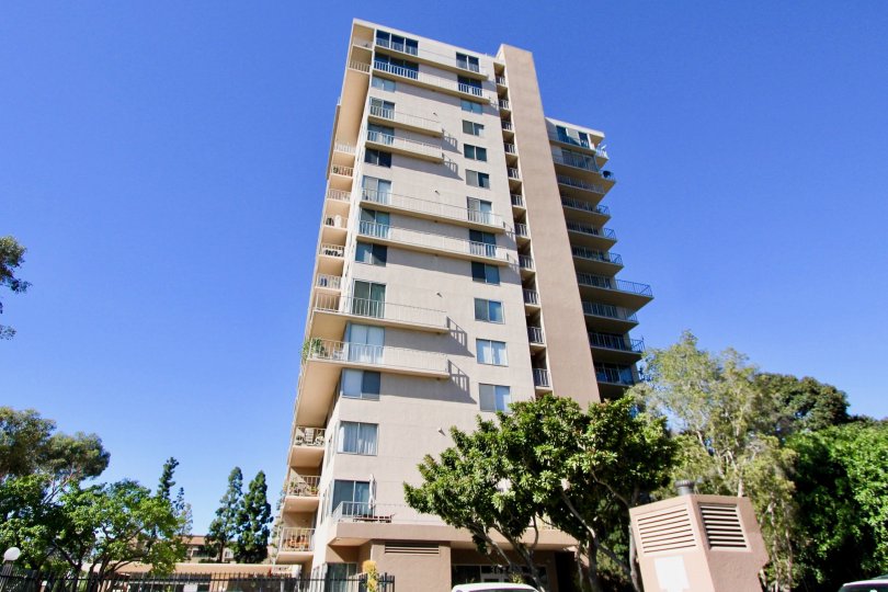 The Apartment in Coral Tree Plaza has many floors which seem to touch the sky