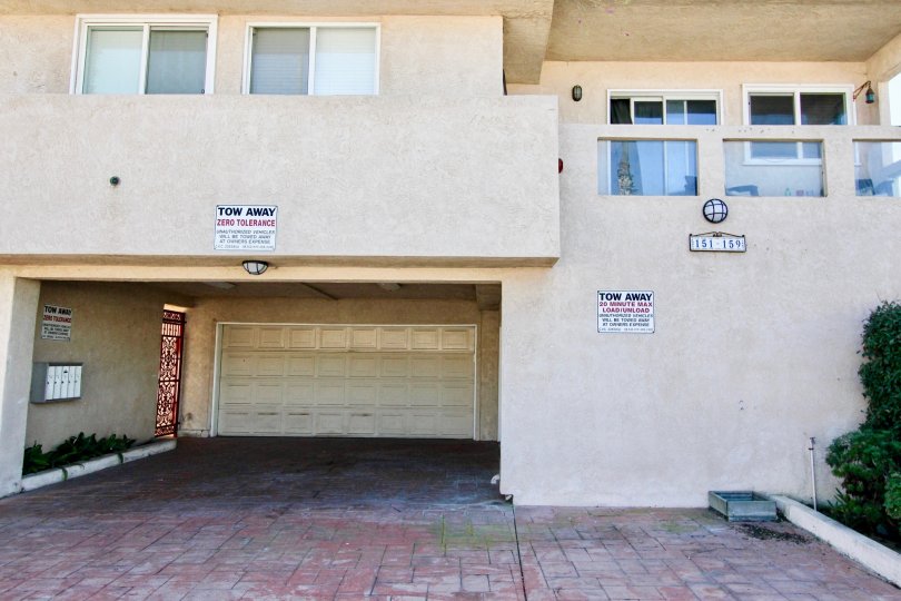 Two story apartment building with garage at Ebony Pearl in Imperial Beach California