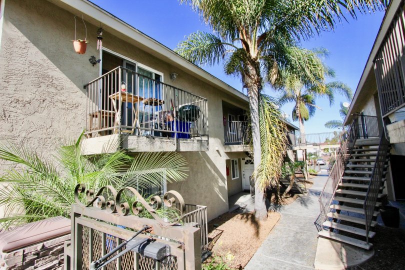 Housing with patios at Seabreeze Gardens in Imperial Beach California