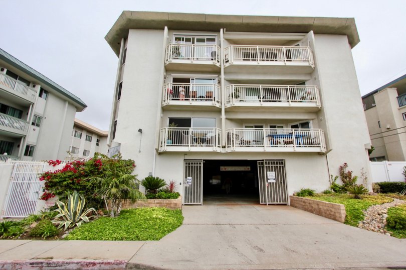 Four story condos with parking inside La Jolla Chelsea in La Jolla CA