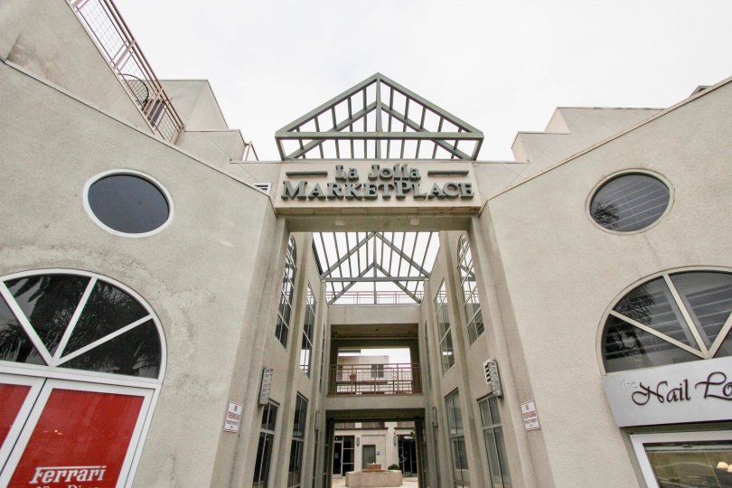 La Jolla Market Place building is very large in size and very attractive