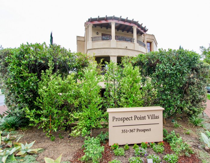 Multi-story apartment complex with excellent views in La Jolla, California