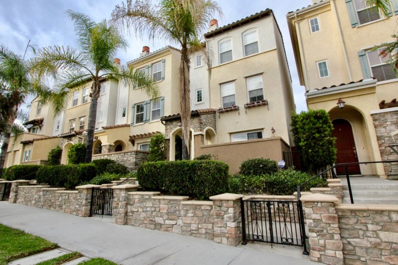 A clear day at the residences in Belvedere in La Mesa, California